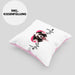 Border Collies Besitzer Kissen mit Füllung 40x40 Geschenk Lustiger Spruch Geschenkidee Herzschlag Border Collies (Grau) Rosa Trendation