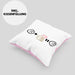 Tee Kissen mit Füllung 40x40 Geschenk für Tee-Liebhaber TeeKissen mit Füllung 40x40 Lustige Geschenkidee :( + Teebeutel = :) Geburtstag (Grau) Rosa Trendation