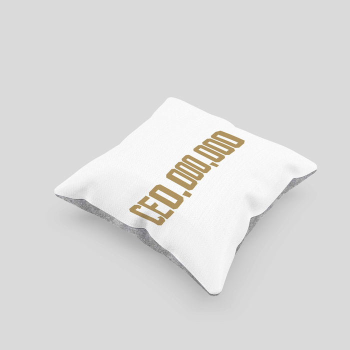 Entrepreneur Kissen mit Füllung 40x40 Entrepreneurship Geschenk Spruch Motivation Idee Geschenkidee (Grau) Grau Trendation