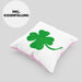 St Patricks Day Kissen mit Füllung 40x40 Klee Kleeblatt Irisch Irland Geschenkidee (Grau) Rosa Trendation