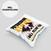 Border Collies Besitzerin Kissen mit Füllung 40x40 Geschenk Lustiger Spruch Geschenkidee Personal Stalker (Grau) Blau Trendation