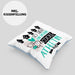 Athletin Geschenk Kissen mit Füllung 40x40 Lustig Geschenkidee für Athletin Geburtstag So Sieht Eine Richtig Coole Athletin Aus Frauen Spruch (Grau) Blau Trendation