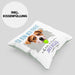 Jack Russell Besitzer Kissen mit Füllung 40x40 Geschenk Lustiger Spruch Geschenkidee Besitzerin Ich Bin Nicht toll Aber Mein Jack Russell Ist Es (Grau) Grün Trendation