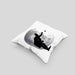 Boule Kissen mit Füllung 40x40 Geschenk Boule-Spieler Geschenkidee Grafik Mond Boule (Grau) Grau Trendation