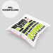 Hürdenläufer Geschenk Kissen mit Füllung 40x40 Lustige Geschenkidee für Hürdenläufer Geburtstag Niemand Ist Perfekt Aber Als Hürdenläufer Ist Man Nah Dran (Grau) Rosa Trendation