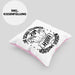 Hobbyhorse Kissen mit Füllung 40x40 Geschenk Hobby-Horsing Geschenkidee Mädchen (Grau) Rosa Trendation