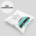 Drummer Geschenk Kissen mit Füllung 40x40 So Gut Kann Nur Ein Drummer Aussehen Geschenkidee (Grau) Grün Trendation