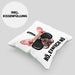 Nö Einfach Nö Kissen mit Füllung 40x40 Geschenk für Mops-Besitzer für Freundin Sarkasmus Humor (Grau) Grün Trendation