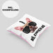 Nö Einfach Nö Kissen mit Füllung 40x40 Geschenk für Mops-Besitzer für Freundin Sarkasmus Humor (Grau) Rosa Trendation