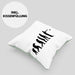 Boule Kissen mit Füllung 40x40 Geschenk Boule-Spieler Geschenkidee Spruch Evolution Boule (Grau) Grün Trendation