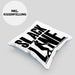 Lustige Kissen mit Füllung 40x40 für Slackliner Geschenk Slackline (Grau) Blau Trendation