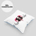 Border Collies Besitzer Kissen mit Füllung 40x40 Geschenk Lustiger Spruch Geschenkidee Herzschlag Border Collies (Grau) Blau Trendation