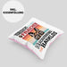 Schäferhund Besitzerin Frauchen Kissen mit Füllung 40x40 Geschenk Lustiger Spruch Geschenkidee Vorsicht Vor Dem Frauchen (Grau) Rosa Trendation