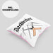 Dachdecker Geschenke Kissen mit Füllung 40x40 Lustig Mann Männer Zubehör Geschenkidee Dachdecker-Meister (Grau) Rosa Trendation