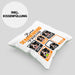 Berner Sennen Besitzer Kissen mit Füllung 40x40 Geschenk Lustiger Spruch Geschenkidee Berner Sennen Tricks Bleib (Grau) Grün Trendation