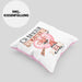 Rehe Kissen mit Füllung 40x40 Geschenk Frauen Ich Bin Bloß Ein Mädchen Das Rehe Liebt Rehliebhaberin Geschenk Spruch Geburtstag (Grau) Rosa Trendation