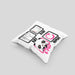 Eat Sleep K-Pop Kissen mit Füllung 40x40 Geschenk Koreanische Musik Kpop Geschenkidee Spruch (Grau) Grau Trendation