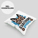 Schäferhund Papa Besitzer Kissen mit Füllung 40x40 Geschenk Lustiger Spruch Geschenkidee Schäferhund Liebhaber (Grau) Grün Trendation