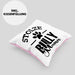 Hunde Kissen mit Füllung 40x40 Geschenk für stolze Bully-Mamas Bully Hunde Geschenkidee (Grau) Rosa Trendation
