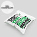Biologe Geschenk Lustiger Spruch für Biologe Geschenkidee Bester Biologe Der WeltKissen mit Füllung 40x40 (Grau) Grün Trendation