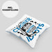 Taucher Geschenk Spruch Kissen mit Füllung 40x40 Tauchlehrer Geschenkidee Profi Taucher Humor (Grau) Blau Trendation