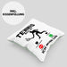 Tennis Kissen mit Füllung 40x40 Geschenk Lustige Kissen mit Füllung 40x40 Tennisfans - Geschenkidee Tennisspieler Ruft An (Grau) Grün Trendation