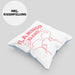 Flamingo Pink Lustige Kissen mit Füllung 40x40 Flamingo-Fans Geschenkidee Flamingo-Gang Aufdruck (Grau) Blau Trendation