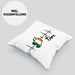 Irland Kissen mit Füllung 40x40 "Herzschlag Eire" Geschenk für Irland-Fans (Grau) Blau Trendation