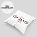 Poker Kissen mit Füllung 40x40 Geschenk für Poker-Spieler Geburtstag Lustige Geschenkidee :( + Poker = :) (Grau) Grün Trendation