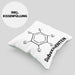 Chemie Kissen mit Füllung 40x40 SubstituENTEN Chemiker Witz Organische Chemie Ente Kaffee Geschenkidee (Grau) Grün Trendation
