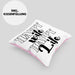 Lustige Kissen mit Füllung 40x40 Geschenk für Ehemann Spruch Happy Wife Happy Life Ehemann Geschenkidee (Grau) Rosa Trendation