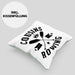 Cousins Rowing Kissen mit Füllung 40x40 Geschenk Rudern Paddelboot Cousinen-Treff Cousins (Grau) Grün Trendation