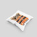 Yorkie-Besitzer Geschenk Kissen mit Füllung 40x40 Hund Yorkie Liebhaber Geschenkidee Vorsicht Vor Dem Frauchen Der Yorkie Ist Harmlos (Grau) Grau Trendation