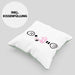 Pool Sommer Kissen mit Füllung 40x40 Geschenk für Sommer Fans Lustige Geschenkidee :( + Sommer = :) Geburtstag (Grau) Grün Trendation