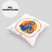 Moutainbike Geschenk Kissen mit Füllung 40x40 Mountainbiker Geschenkidee Kinder Männer Accessories Grafik MTB ler (Grau) Rosa Trendation