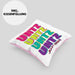 Untz Untz Untz Just Rave Kissen mit Füllung 40x40 Geschenk Techno Geschenkidee Raver Geburtstag (Grau) Rosa Trendation
