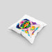 Mops Besitzer Farbe Love Kissen mit Füllung 40x40 Geschenk Lustiger Spruch Geschenkidee Mops Besitzerin (Grau) Grau Trendation