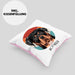 Rottweiler Besitzer Kissen mit Füllung 40x40 Geschenk Lustiger Spruch Geschenkidee Rottweiler Mama Papa (Grau) Rosa Trendation