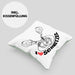 Schnitzel-Kissen mit Füllung 40x40 Geschenk für Schnitzel-Liebhaber (Grau) Grün Trendation