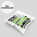 Angler Geschenk Lustiger Spruch für Angler Geschenkidee Bester Angler Der WeltKissen mit Füllung 40x40 (Grau) Grün Trendation