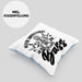 Bassist Kissen mit Füllung 40x40 Geschenk Bass-Spieler Geschenkidee Never Underestimate An Old Man With A Bass (Grau) Blau Trendation