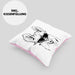 Llama Alpaka Kissen mit Füllung 40x40 Geschenk Lama Geschenkidee für Lama-Fans (Grau) Rosa Trendation