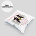 Border Collies Besitzer Kissen mit Füllung 40x40 Geschenk Lustiger Spruch Geschenkidee Besitzerin Ich Bin Nicht toll Aber Mein Border Collies Ist Es (Grau) Blau Trendation