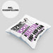Hip-Hop-Fan Geschenk Lustiger Spruch für Hip-Hop-Fan Geschenkidee Bester Hip-Hop-Fan Der WeltKissen mit Füllung 40x40 (Grau) Blau Trendation