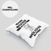 Rocker Geschenk Kissen mit Füllung 40x40 Lustiger Spruch Ich Bin Rocker Warum Weil Ich Es Kann Geschenkidee Bester Rocker Geburtstag (Grau) Blau Trendation