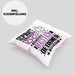 Designer Geschenk Lustiger Spruch für Designer Geschenkidee Bester Designer Der WeltKissen mit Füllung 40x40 (Grau) Rosa Trendation