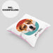 Jack Russel Besitzer Kissen mit Füllung 40x40 Geschenk Lustiger Spruch Geschenkidee Jack Russel Mama Papa (Grau) Rosa Trendation