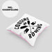 Cousins Rowing Kissen mit Füllung 40x40 Geschenk Rudern Paddelboot Cousinen-Treff Cousins (Grau) Rosa Trendation