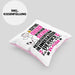 Hundegassi-Service Geschenk Kissen mit Füllung 40x40 Lustiger Spruch Erheben Sie Sich Der Hundegassi-Service Betritt den Raum (Grau) Rosa Trendation