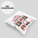 Cocker Spaniel Besitzer Kissen mit Füllung 40x40 Geschenk Lustiger Spruch Geschenkidee Cocker Spaniel Tricks Bleib (Grau) Grün Trendation